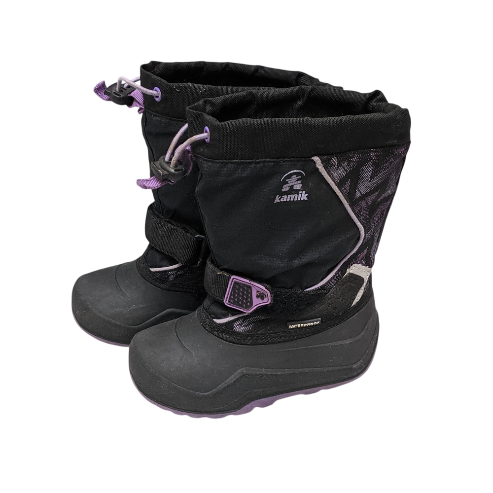 Kamik Girls Insulated Snow Boots Size 11